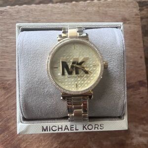 Michael Kors Gold and Silver Bracelet Watch